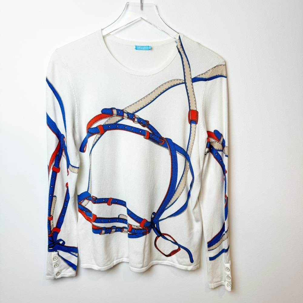 J. Mclaughlin | Lightweight Equestrian Style Swea… - image 2